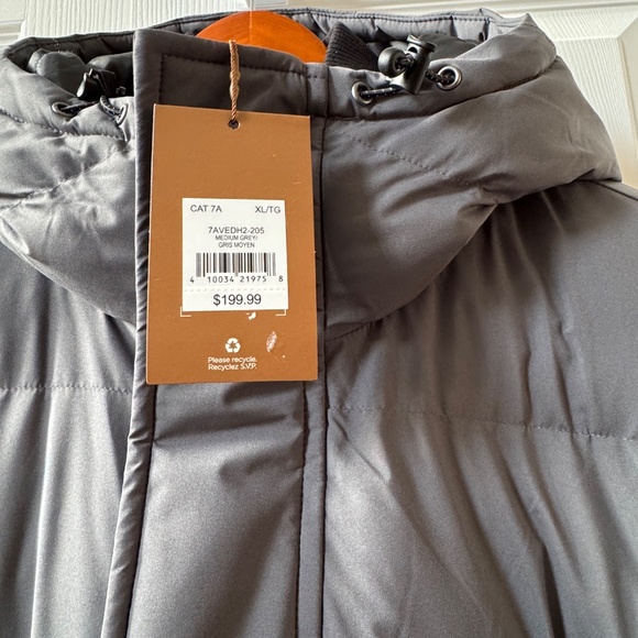 Brand New Men’s Winter Parka – Medium Grey – Size XL - Picture 2 of 5